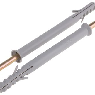 Fissaggi per telai in Nylon RS PRO, Ø foro di fissaggio 8mm, spessore 60mm min, lunghezza 100mm, per Calcestruzzo,