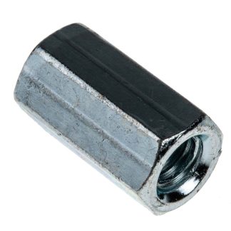 Dado di accoppiamento in Acciaio Zincato lucido RS PRO, filettatura M6, lunghezza 18mm