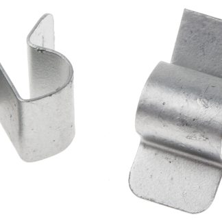 Clip per cavi e morsetti in Acciaio RS PRO, spessore flangia 4 → 7 mm