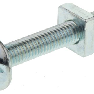Dado per tetti in Acciaio zincato lucido RS PRO, filettatura M6 x 40mm, guida Phillips