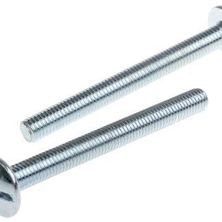 Dado per tetti in Acciaio zincato lucido RS PRO, filettatura M8 x 80mm, guida Phillips