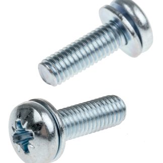 Vite a testa bombata Conica in Acciaio Zincato lucido RS PRO, filettatura M5 x 16mm, guida a , guida Pozidriv