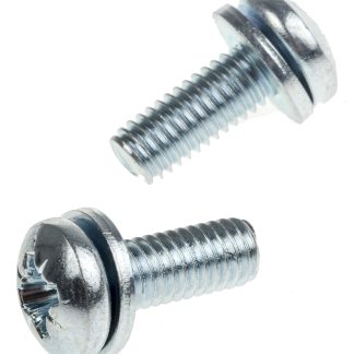 Vite a testa bombata Conica in Acciaio Zincato lucido RS PRO, filettatura M6 x 16mm, guida a , guida Pozidriv