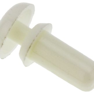 Rivetto A scatto Essentra in Nylon, col. Bianco, Ø 2.6mm, L. 6.1mm