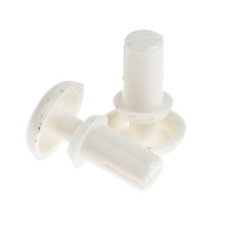 Rivetto A scatto Essentra in Nylon, col. Bianco, Ø 3mm, L. 7.1mm