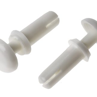 Rivetto A scatto Essentra in Nylon, col. Bianco, Ø 3mm, L. 9mm
