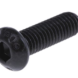Vite a brugola con testa bombata esagonale RS PRO, M6, L. 20mm, in Acciaio