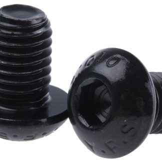 Vite a brugola con testa bombata esagonale RS PRO, M8, L. 12mm, in Acciaio