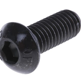 Vite a brugola con testa bombata esagonale RS PRO, M8, L. 20mm, in Acciaio