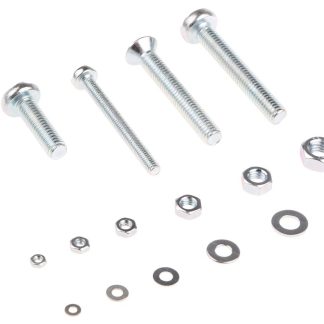 Kit viti e bulloni in Acciaio Zincato lucido RS PRO, guida a Pozidriv, 3165 pezzi, filettatura M2, M2.5, M3, M4, M5,