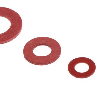 Rondelle in Fibra vulcanizzata Liscio RS PRO, 1465 pezzi, per filettature M10, M12, M2.5, M3, M4, M5, M6, M8