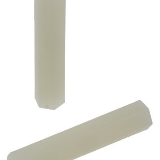 Distanziale filettato Esagonale Femmina/Femmina, in Nylon 66 Liscio, L. 30mm, M3 x M3