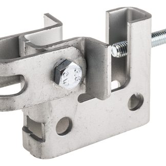 Morsetto girevole asticella filettata di ancoraggio in Acciaio RS PRO, filettatura M10, spessore flangia Massimo di 25