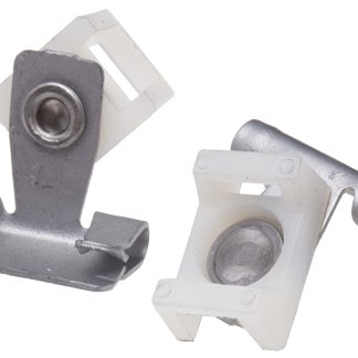 Base per fascette per cavo di ancoraggio in Nylon, Acciaio RS PRO, spessore flangia 1,5 → 3 mm