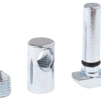 Connettore a 90° Bosch Rexroth in Acciaio galvanizzato, per profili da 30 mm, scalanatura da 8mm, D11