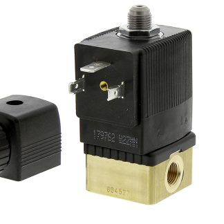 Elettrovalvola NC Burkert, 10 bar max, 3 porte , 24 V c.c., 1/8poll