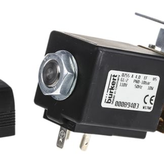 Elettrovalvola NC Burkert, 12 bar max, 2 porte , 110 V c.a., 1/2poll