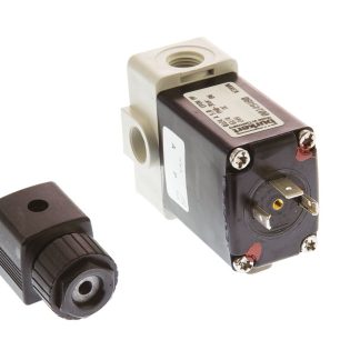 Elettrovalvola NC Burkert, 3 bar max, 2 porte , 24 V c.c., 1/4poll