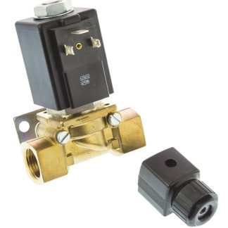 Elettrovalvola NC Burkert, 12 bar max, 2 porte , 230 V c.a., 1/2poll