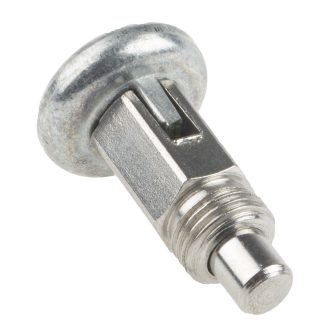 Bullone indice RS PRO, in Acciaio inox Zincato, filettatura M10 x 1, Ø testa 18mm, lunghezza 30.4mm