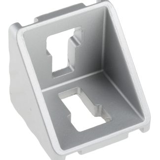 Staffa angolare Bosch Rexroth in Alluminio, per profili da 40 mm, scalanatura da 10mm, M8, L. 20mm