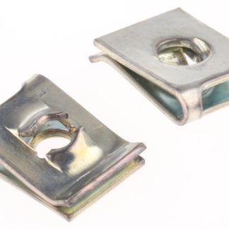 Dado prigioniero in Acciaio galvanizzato RS PRO, filettatura No. 4, dimensioni 8.3 x 11.1mm