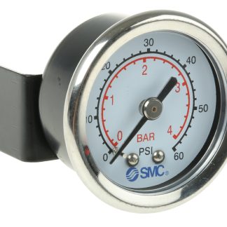 Manometro SMC, 0bar, Ø est. 43mm, Cert. ISO