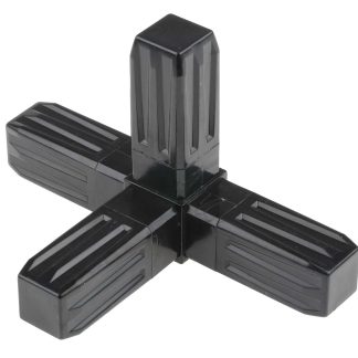 Connettore a 4 vie RS PRO in Polimero, per profili da 25 mm