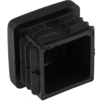 Cappuccio quadrato in Plastica Nero RS PRO, dimensioni 25mm