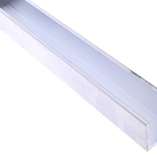 Canalina metallica RS PRO dimensioni Lu x La x H 1m x 1poll x 1poll spessore 1/8poll grado HE9TF