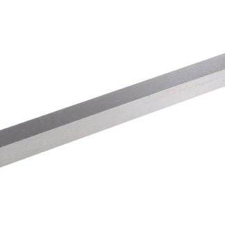 Barra quadrata in Acciaio per utensili, 20mm x 20mm x 500mm