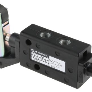 Valvola pneumatica a controllo manuale Norgren, 5/2, con Rotella, G 1/8