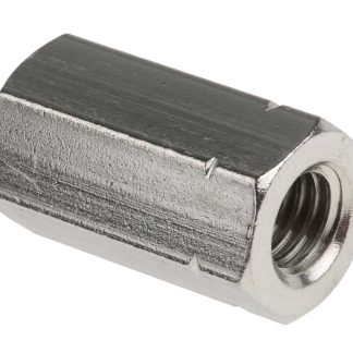 Dado di accoppiamento in Acciaio inox Liscio RS PRO, filettatura M8, lunghezza 24mm