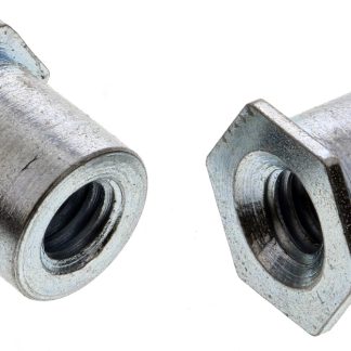 Distanziatore autobloccante RS PRO in Acciaio Passivato trasparente, zinco, filettatura M3, Ø foro di fissaggio 5.4mm,