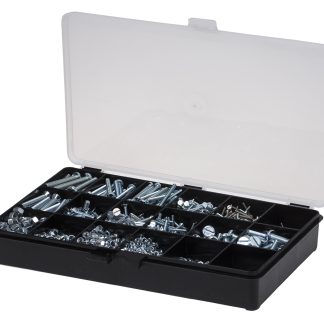 Kit viti e bulloni in Acciaio Zincato lucido RS PRO, guida a Scanalatura, 3155 pezzi, filettatura M2, M2.5, M3, M4, M5,