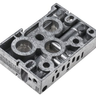 Base sub Festo NAW-1/8-02-VDMA, 2 stazioni, filettatura G 1/8, Alluminio