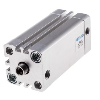 Cilindro pneumatico Festo ADN 572653, Doppio effetto, foro da 32mm, corsa 60mm, G 1/8, 10 bar max