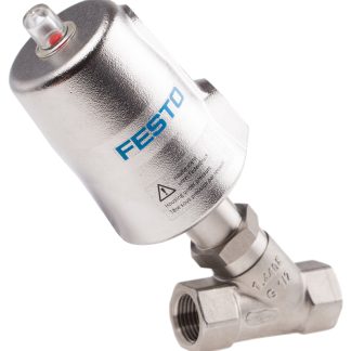 Valvola con attuazione pneumatica Festo, con sede angolare, NC, 1/2poll, 40 bar max