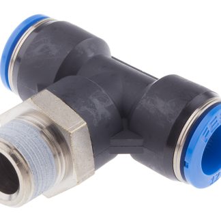 Raccordo pneumatico Festo, serie QS Nichelato