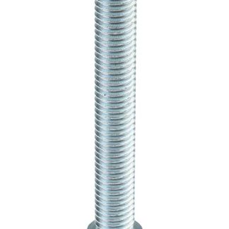 Piedino regolabile RS PRO in Acciaio placcato Zinco, M10 x 100mm, 400kg