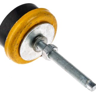 Piedino regolabile RS PRO in Acciaio dolce, M12 x 80mm, 600kg