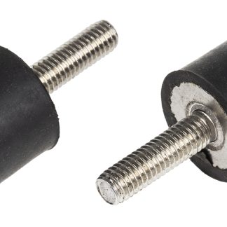 Supporto antivibrazione RS PRO, M6, Ø 20mm, H. 20mm, 13.97kg