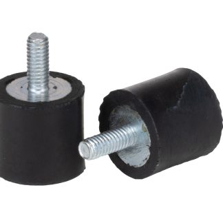 Supporto antivibrazione RS PRO in Gomma naturale, M4, Ø 16mm, H. 15mm