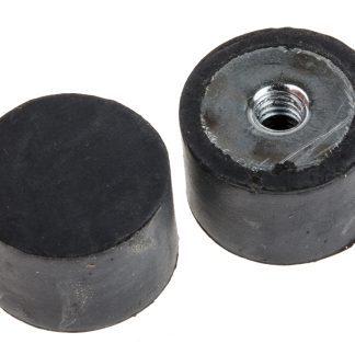 Supporto antivibrazione RS PRO in Gomma naturale, M4, Ø 16mm, H. 10mm