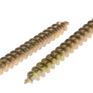 Vite per legno Svasata in Acciaio passivato giallo, zincato RS PRO 50mm, filettatura 5mm, guida Pozidriv