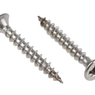 Vite per legno Svasata in Acciaio inox RS PRO 25mm, filettatura 3.5mm, guida Pozidriv