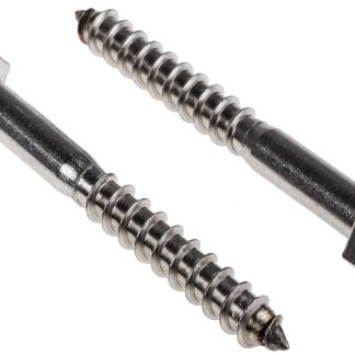 Vite a testa piana RS PRO in Acciaio inox, filettatura 8mm, lunghezza 70mm