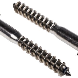 Vite a testa piana RS PRO in Acciaio inox, filettatura 10mm, lunghezza 80mm