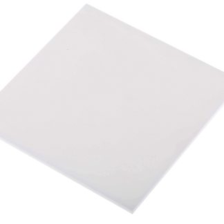Foglio Vetroceramica lavorabile, 100mm x 100mm x 3mm