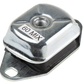 Supporto antivibrazione RS PRO in Gomma naturale, M12, Ø 114mm, H. 40mm, 81kg